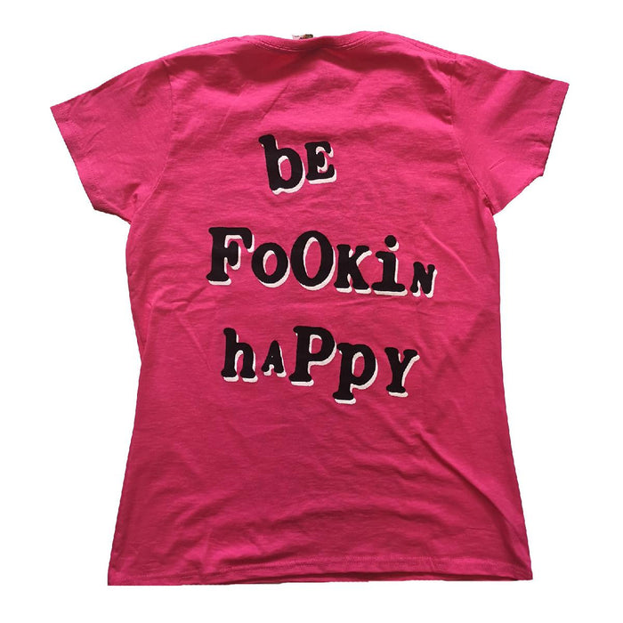 Yungblud Raver Smile Pink Ladies Large T-Shirt