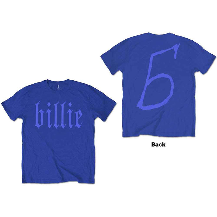 Billie Eilish Billie 5 Blue X-Large T-Shirt