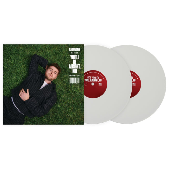 Alex Warren You'll Be Alright, Kid Vinyl LP White Colour 2025