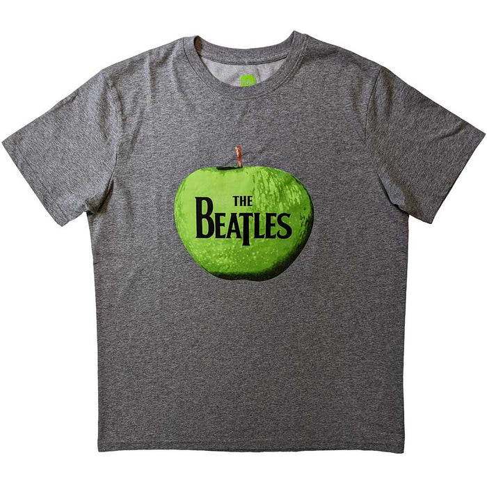 The Beatles Apple Logo Grey XX-Large T-Shirt