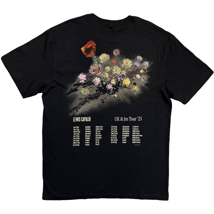 Liam Capaldi Flowers UK Tour '25 Black X-Large T-Shirt