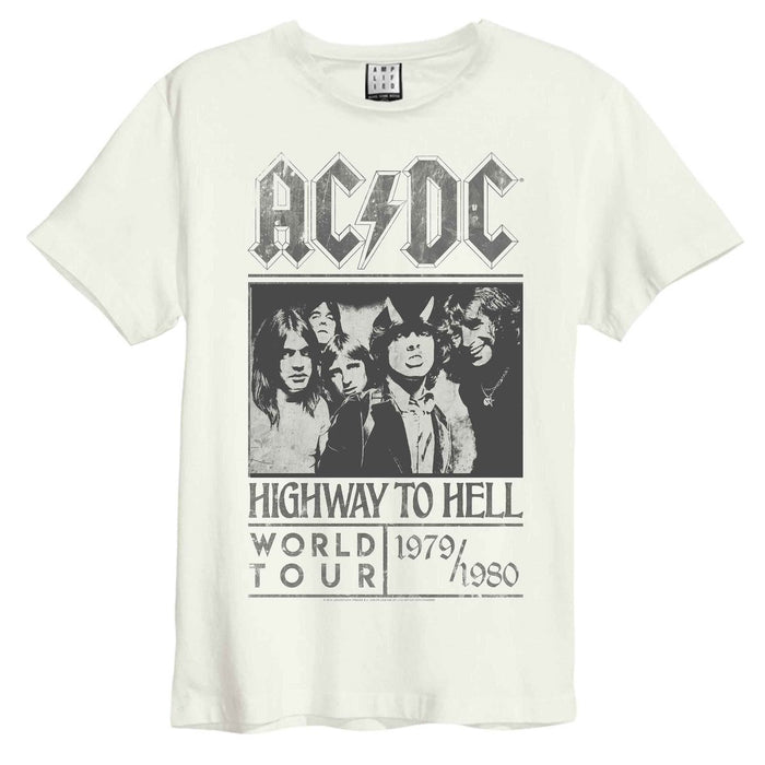 AC/DC Highway To Hell Tour 79/80 Vintage White Medium T-Shirt