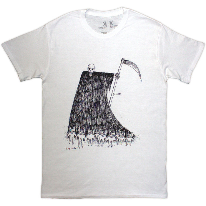 Radiohead Grim Reaper White XX-Large T-Shirt
