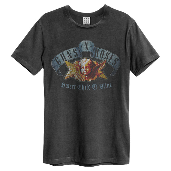 Guns N Roses Sweet Child O Mine Amplified Charcoal Medium Unisex T-Shirt