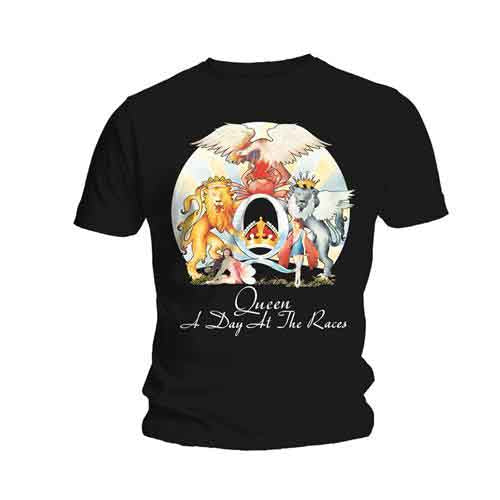 Queen A Day At The Races Black Medium T-Shirt