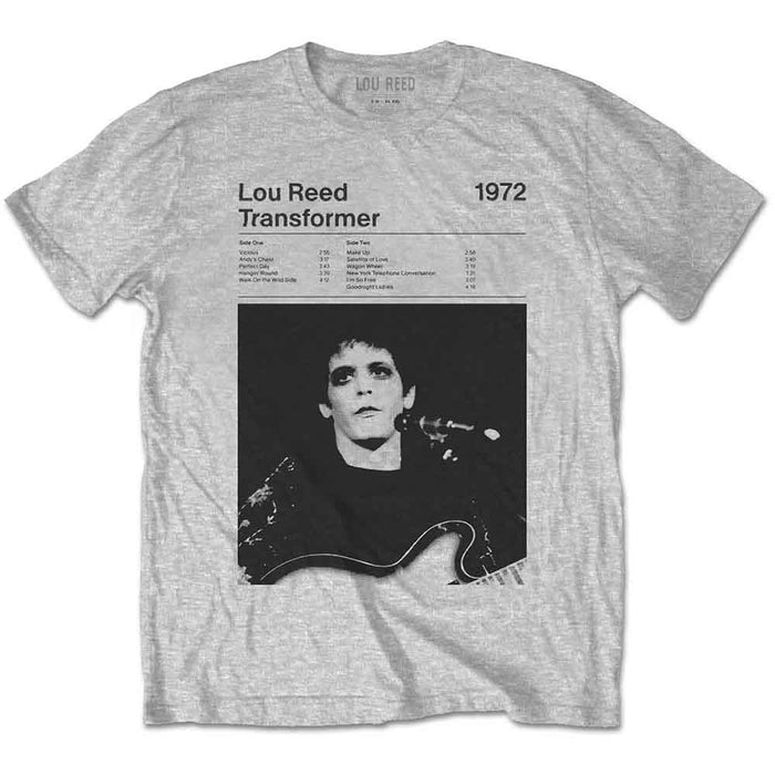 Lou Reed Transformer Grey Large T-Shirt