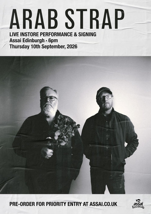 Arab Strap Half-Told Tales Instore Performance & Signing Edinburgh Priority Entry with Pre-Order (6pm Thursday 10th September 2026)