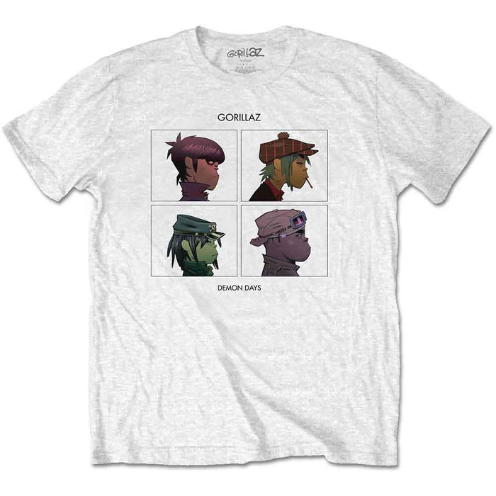 Gorillaz Demon Days White Large T-Shirt
