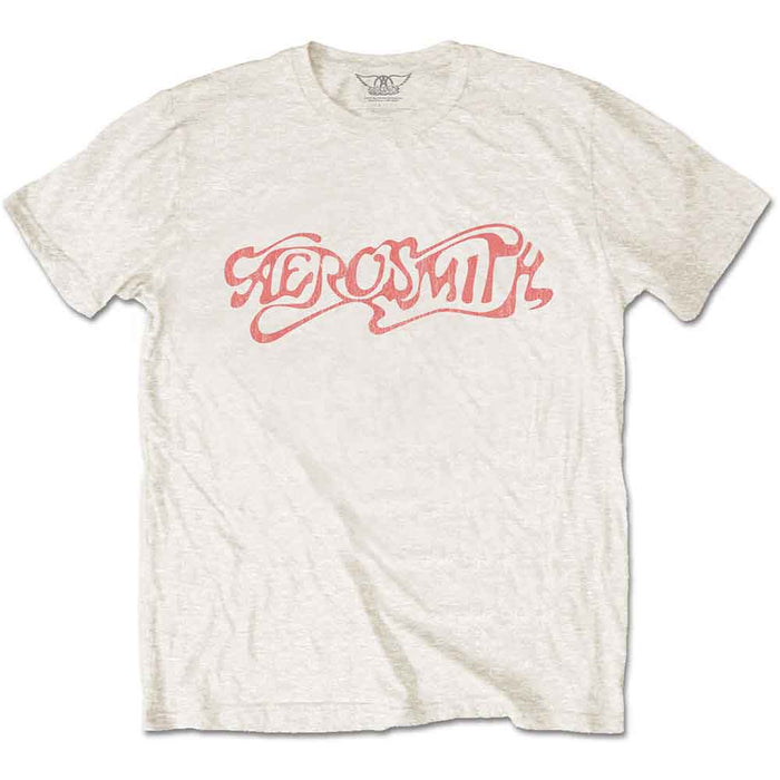 Aerosmith Classic Logo Natural X-Large T-Shirt
