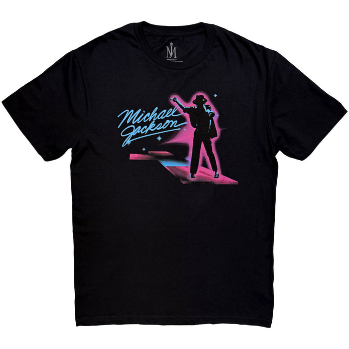 Michael Jackson Neon Black Small T-Shirt