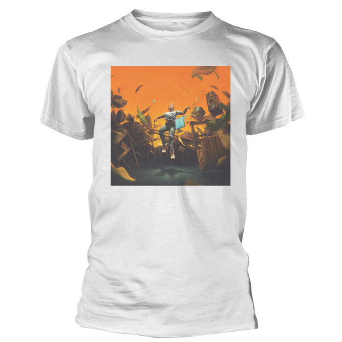 Logic No Pressure White Large T-Shirt