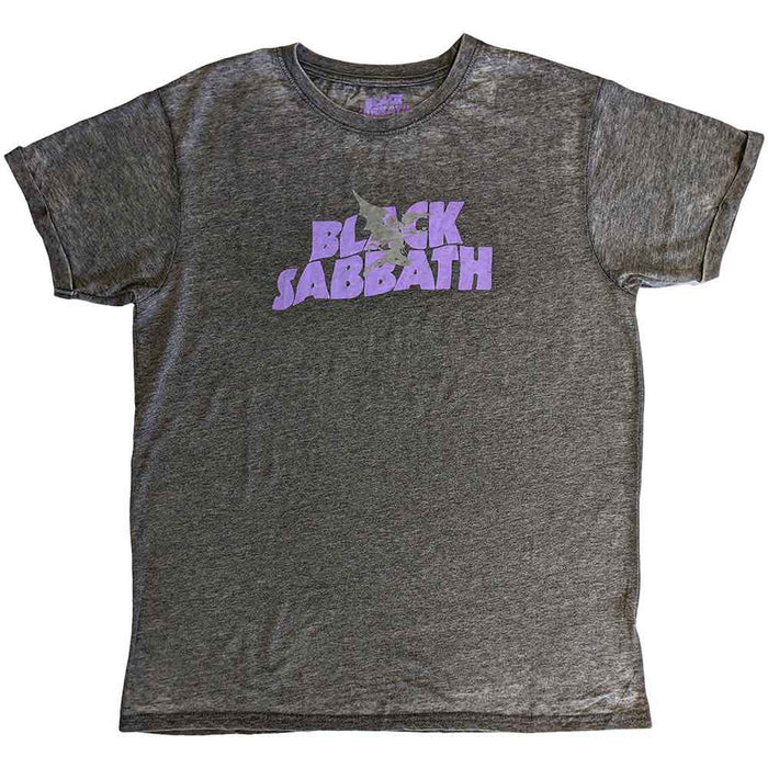 Black Sabbath Burnout Charcoal Grey X-Large T-Shirt