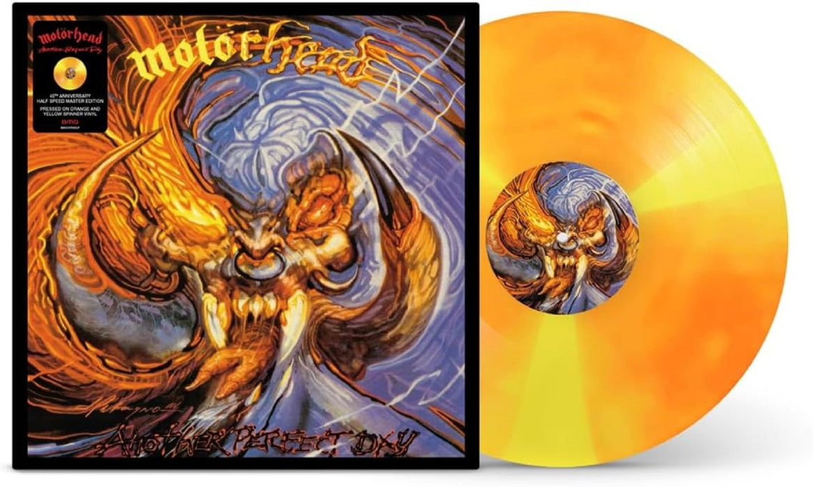 Motörhead Another Perfect Day Vinyl LP Orange & Yellow Splatter Colour 2023
