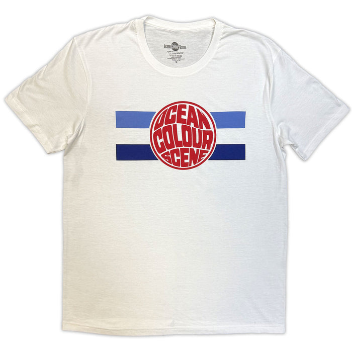 Ocean Colour Scene Sphere Logo White XXL T-Shirt