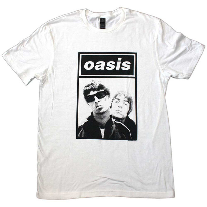 Oasis Noel & Liam Boxed Photo White Medium T-Shirt