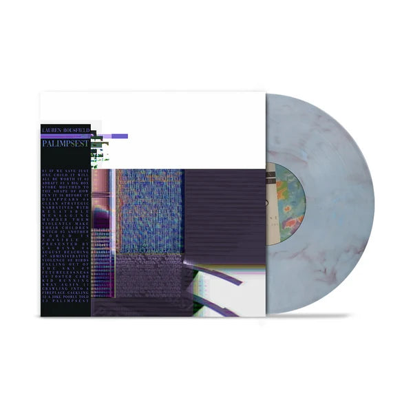 Lauren Bousfield Palimpsest Vinyl Record LP Translucent Blue & Grey Colour Due Out 04/09/26