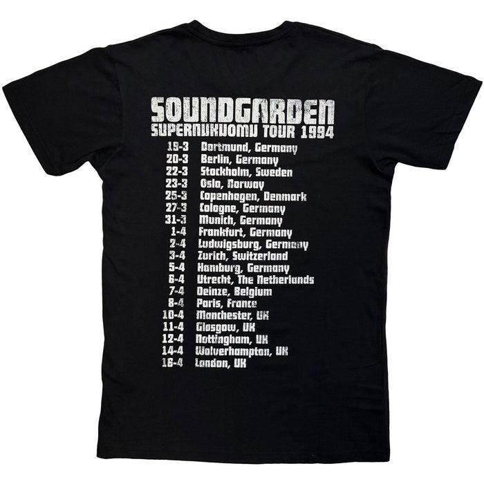 Soundgarden Superunknown Tour 94' Black Large T-Shirt