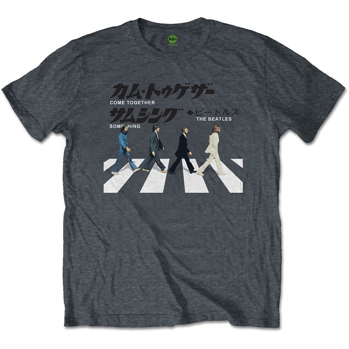 The Beatles Abbey Road Japanese Heather Grey Large T-Shirt
