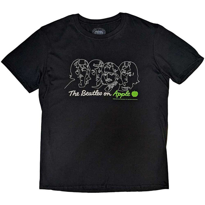 The Beatles On Apple Black XX-Large T-Shirt
