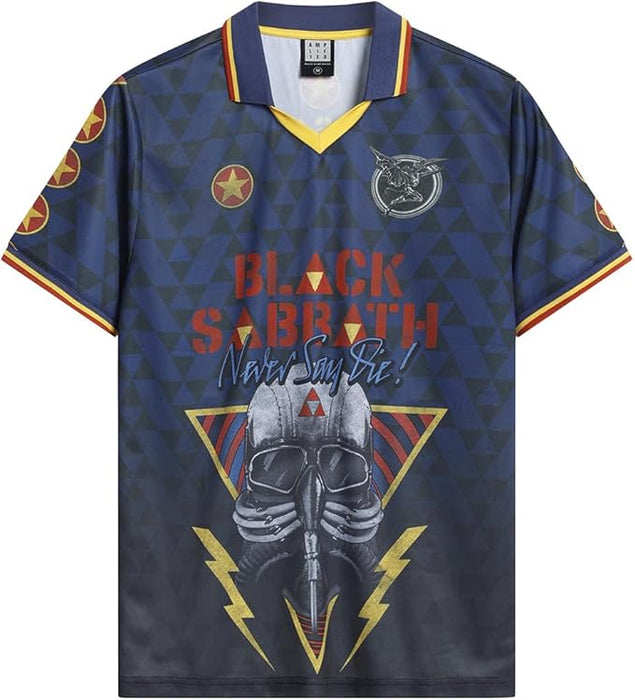 Black Sabbath Never Say Die Football Jersey X-Large T-Shirt