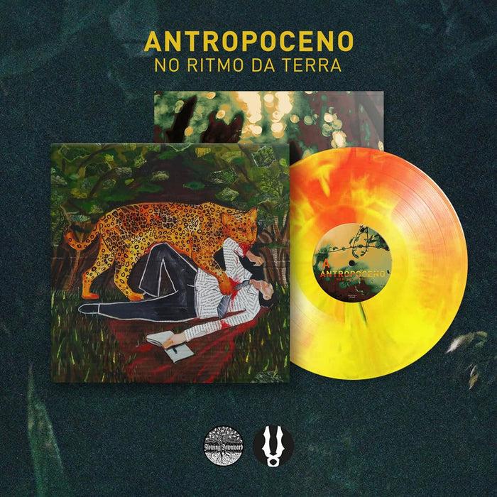 Antropoceno No Ritmo Da Terra Vinyl LP 'Jaguar Maul' Orange and Yellow Galaxy Colour 2026