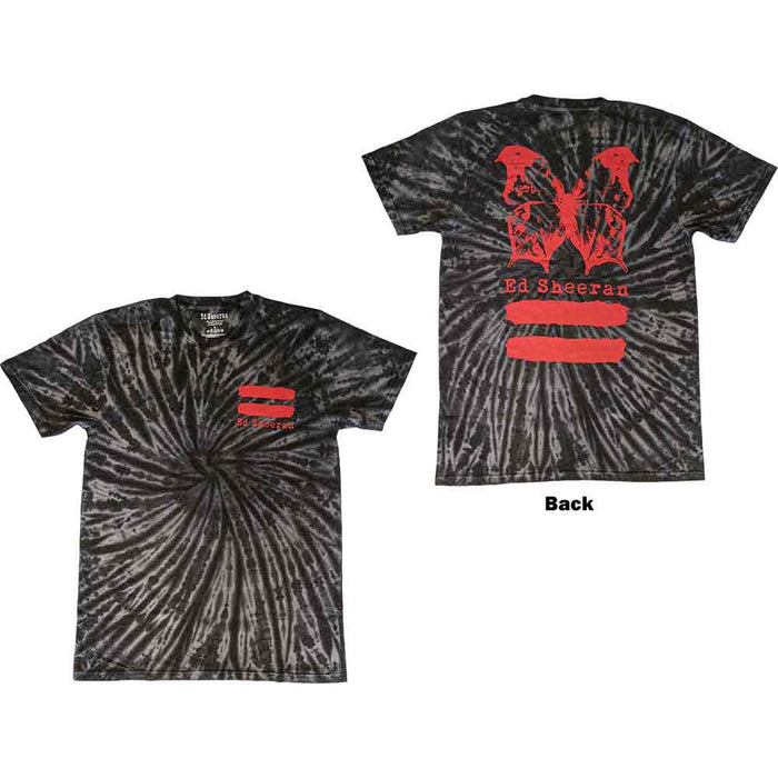 Ed Sheeran Red Equals Butterfly Black Large T-Shirt
