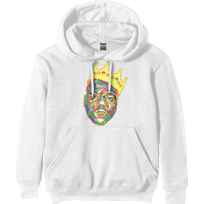 Biggie Smalls Crown White X-Small Hoodie