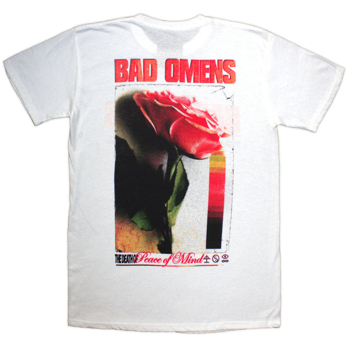 Bad Omens Flower White Large T-Shirt