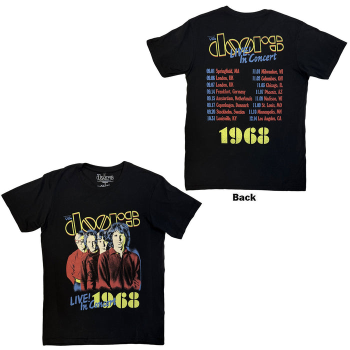 The Doors Live In Concert '68 Black Small T-Shirt