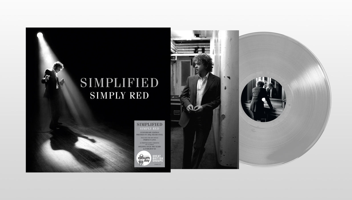 Simply Red Simplified Silver Colour National Album Day 2024