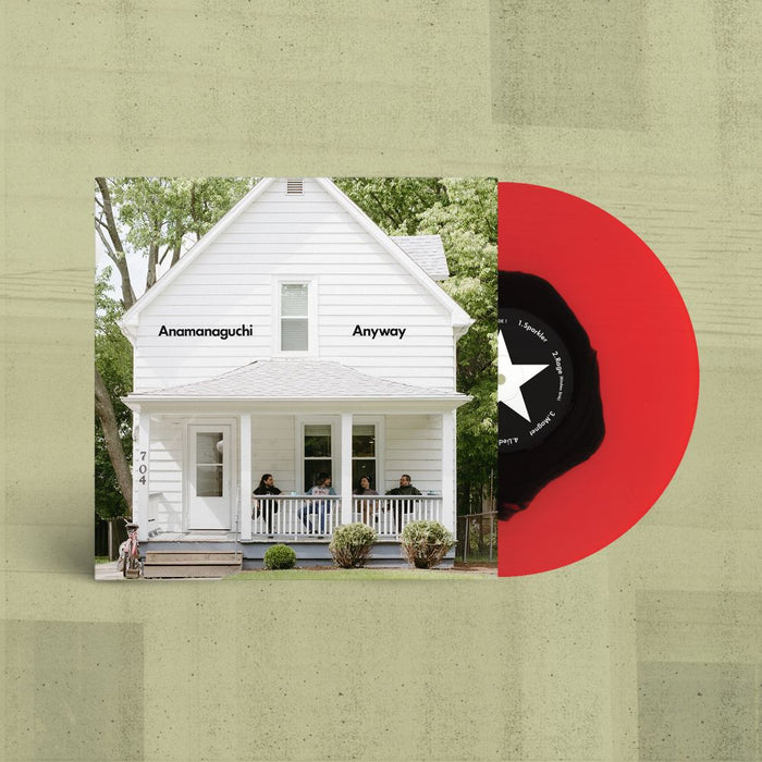 Anamanaguchi Anyway Vinyl LP Black in Red Colour 2025