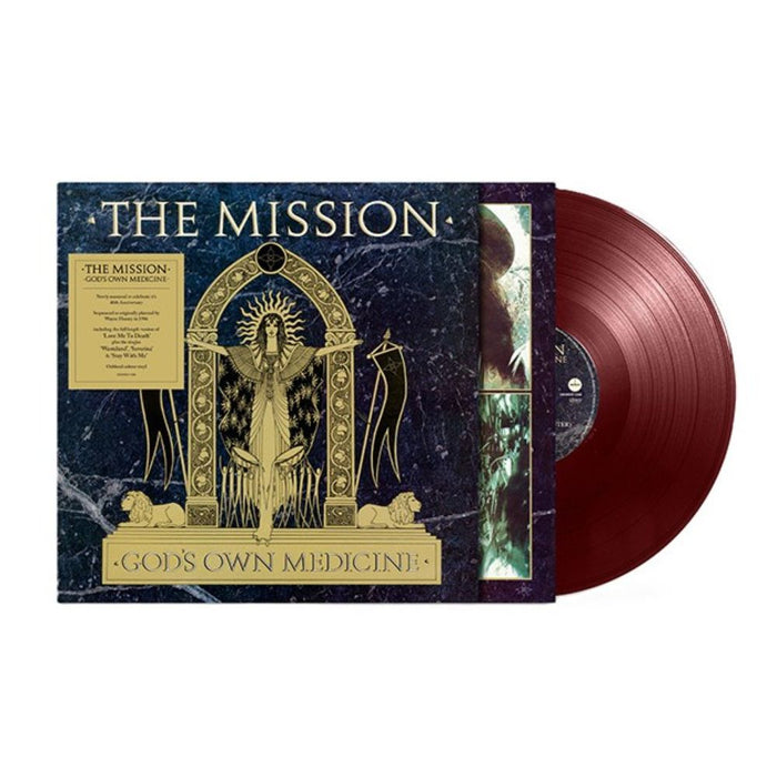 The Mission God's Own Medicine Vinyl LP Oxblood Red Colour Due Out 30/10/26
