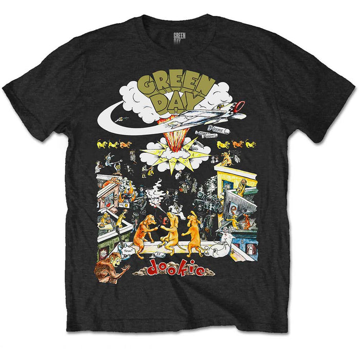 Green Day 1994 Tour Black Large T-Shirt
