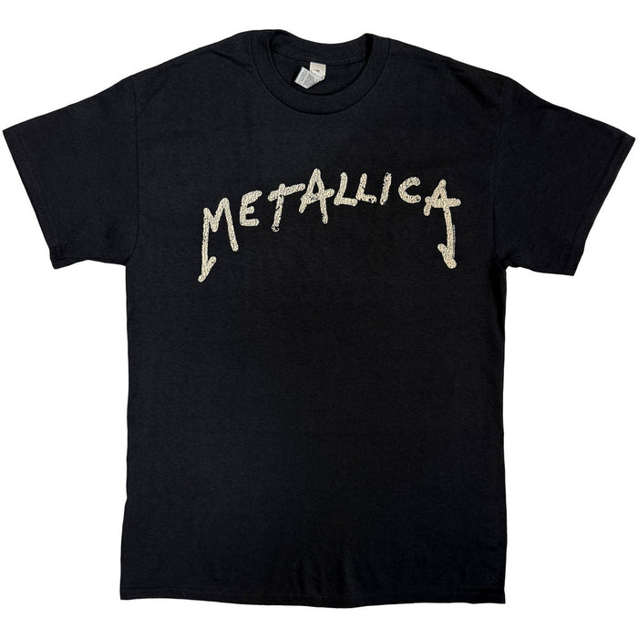 Metallica Wuz Here Black Large T-Shirt