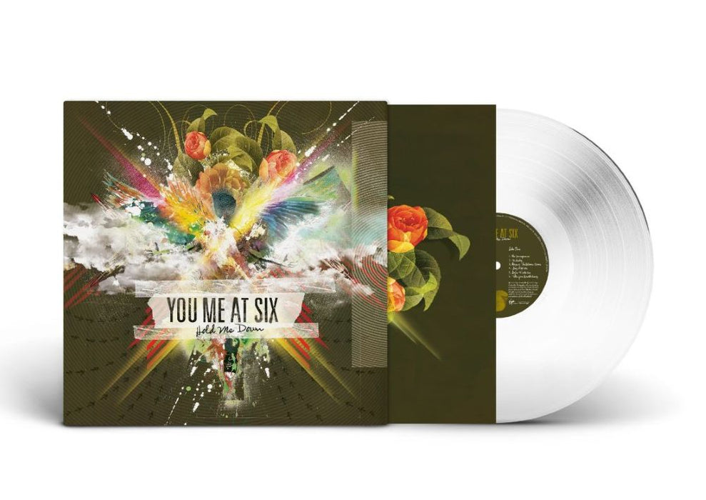 You Me At Six Hold Me Down Vinyl LP Crystal Clear Colour 2025