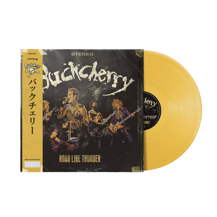 Buckcherry Roar Like Thunder Vinyl LP Signed Assai Obi Edition Yellow Colour 2025