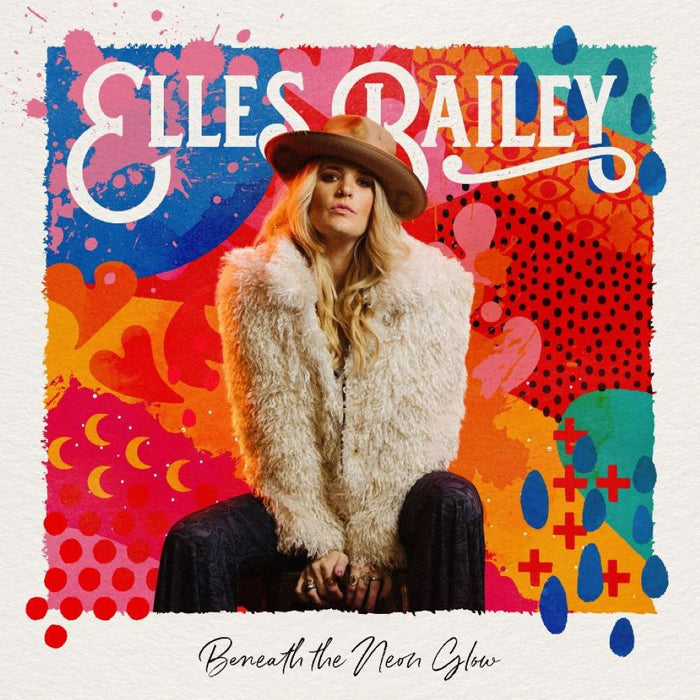 Elles Bailey Beneath The Neon Glow Vinyl LP Indies Orange Colour 2024