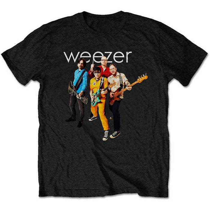 Weezer Band Photo Black Large T-Shirt