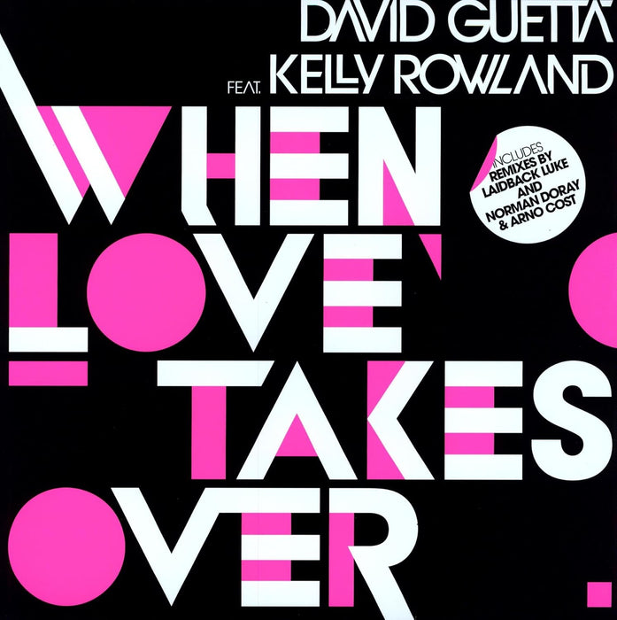 David Guetta When Love Takes Over, Pt. 2 12" Vinyl Single 2009