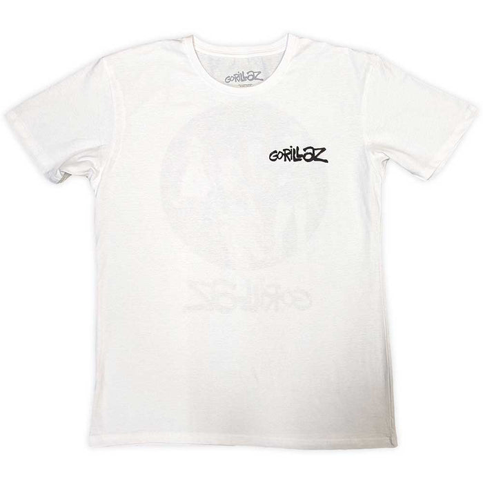 Gorillaz Song Machine Brush Logo White X-Large T-Shirt