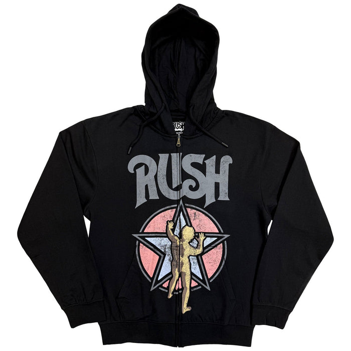 Rush Starman Black Small Zipped Hoodie