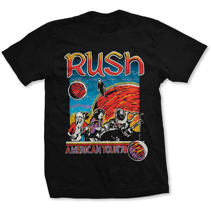 Rush US Tour 1978 Black XX-Large T-Shirt