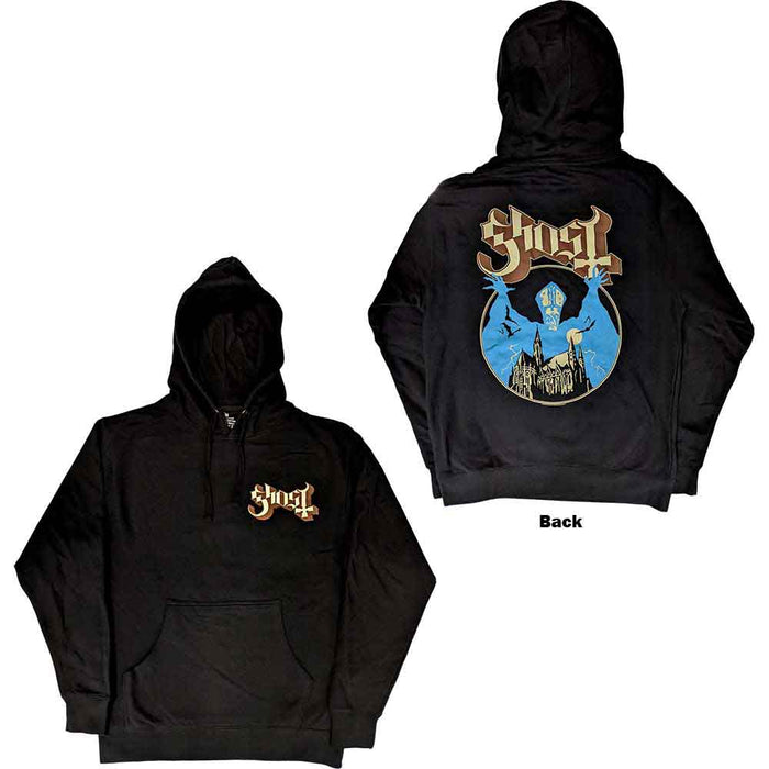 Ghost Logo Black X-Large Hoodie