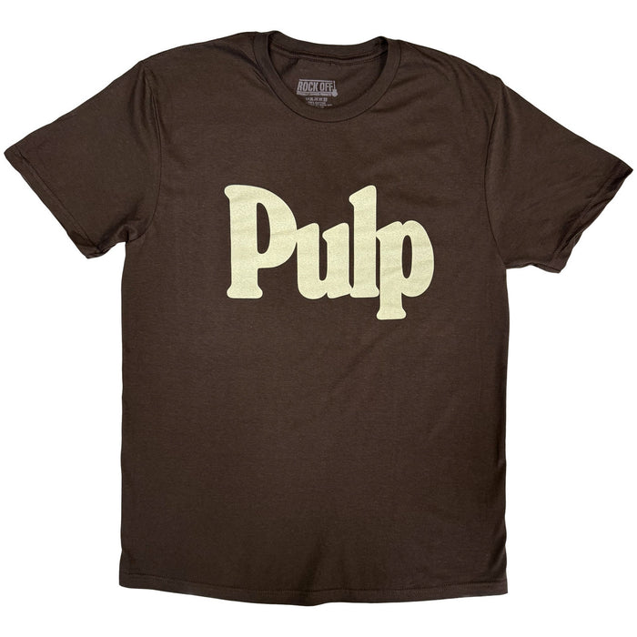 Pulp Logo Brown Large T-Shirt