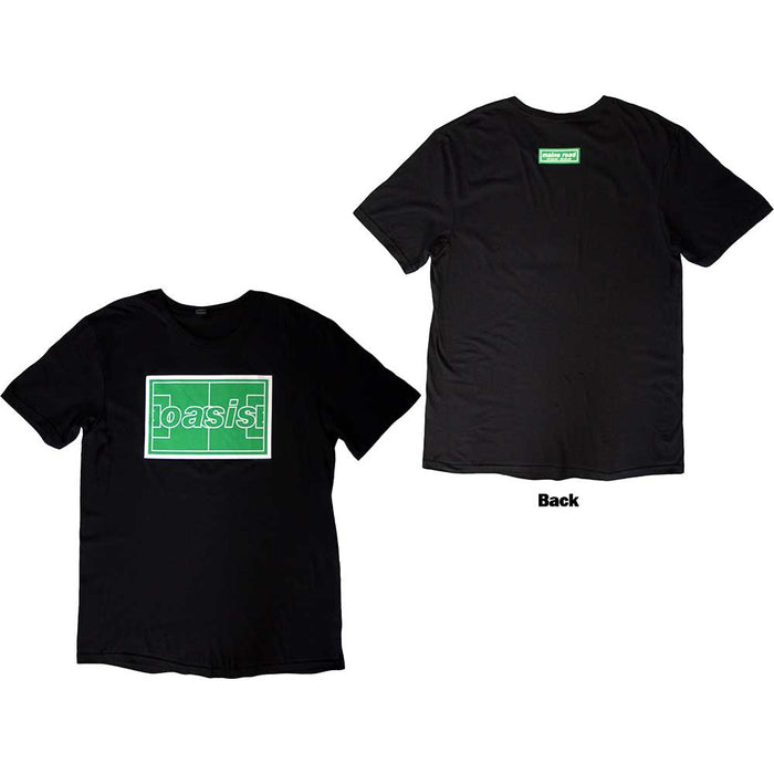 Oasis Maine Road Football Pitch Black XX-Large T-Shirt