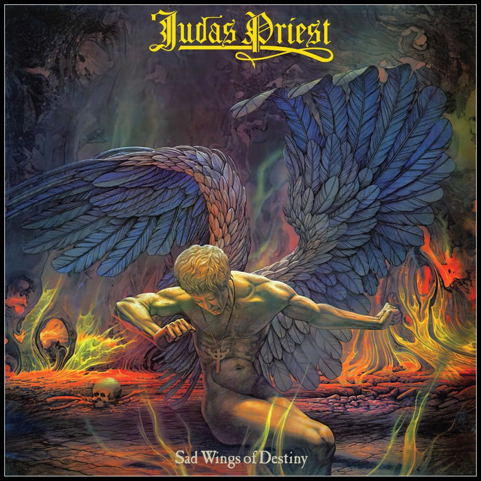 Judas Priest Sad Wings Of Destiny (Original 1976 masters) Vinyl LP Galaxy Yellow/Orange Mix Colour Due Out 09/10/26
