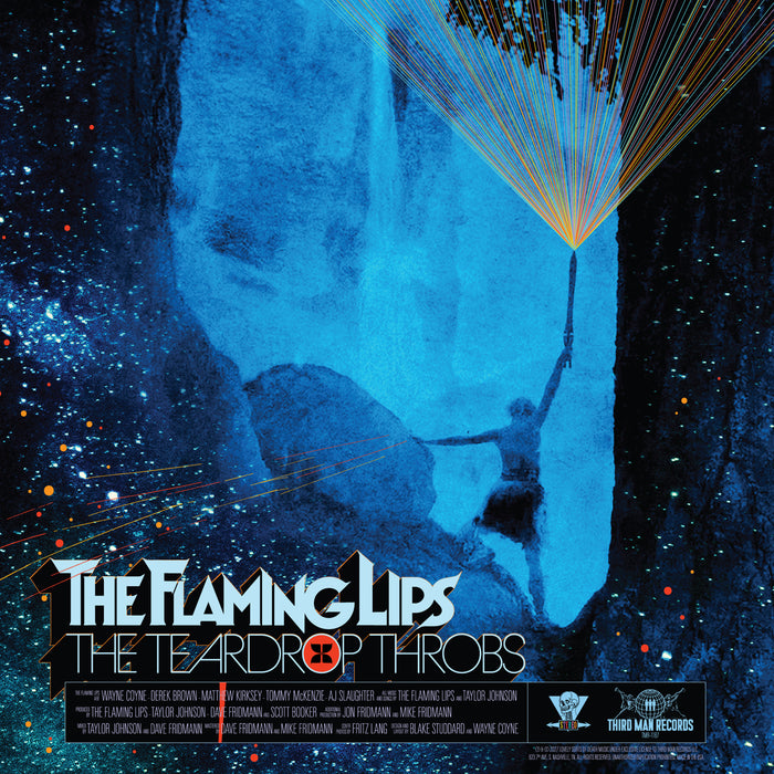 The Flaming Lips The Teardrop Throbs Vinyl LP Indies Opaque Blue Colour