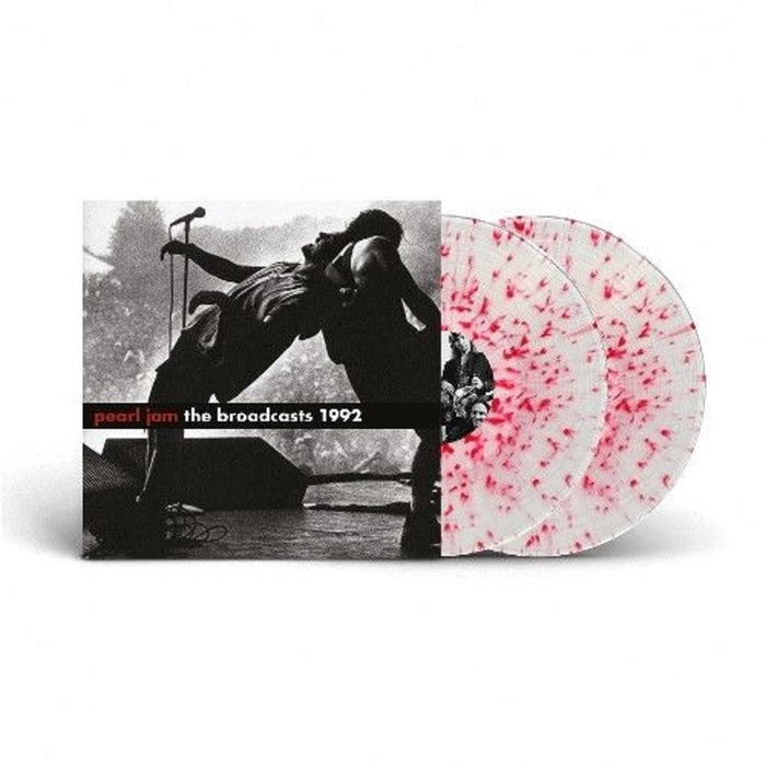 Pearl Jam 1992 Broadcasts Vinyl LP Clear/Red Splatter Colour 2022
