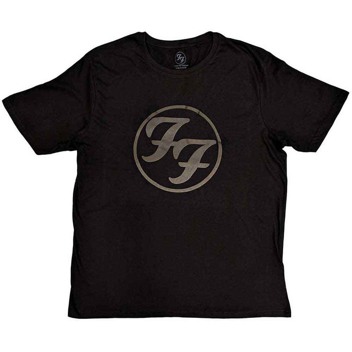 Foo Fighters FF Logo Hi-Build Black XL Unisex T-Shirt