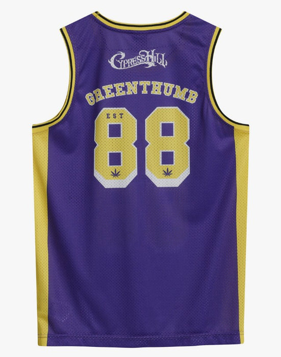 Cypress Hill Purple Basketball Jersey Large T-Shirt